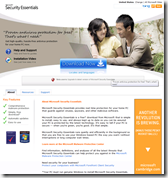 Microsoft Security Essentials Home