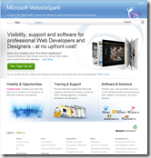 WebsiteSpark Home