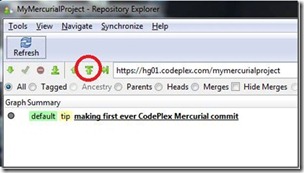 Mercurial Push to CodePlex