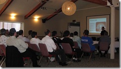 34 people turned up for the New Plymouth leg of the road trip