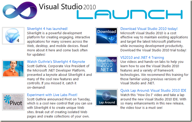 VS2010Launch