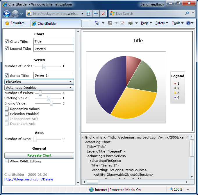 ChartBuilder on Silverlight