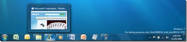 Windows 7 taskbar