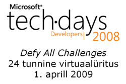 TechDays Developer 2009 – 24 tundi kestev virtuaalkonverents