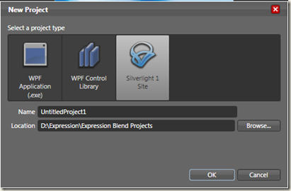 Site Silverlight en Expression Blend 2