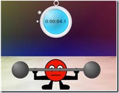 Prueba tu fuerza manteniendo las pesas sobre el suelo y sin hacer caras