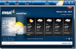 El pronóstico del clima con Silverlight