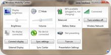 Centre de mobilité Windows