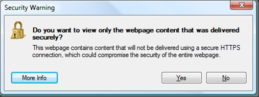 Security Dialog