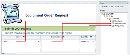 Equipment Order Request Form