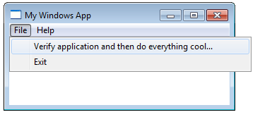 My Windows App