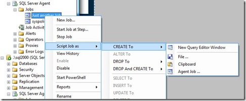 ScriptSQLServerJobs_Simple