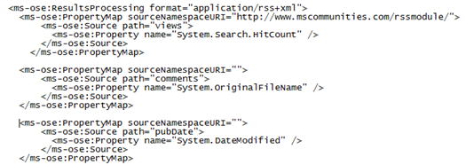 .osdx mapping markup