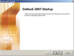 Outlook 2007 Startup