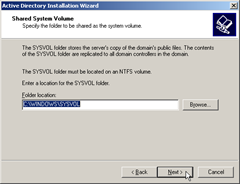 Active Directory Installation Wizard