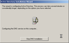 Active Directory Installation Wizard