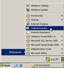 Start > Outlook Express
