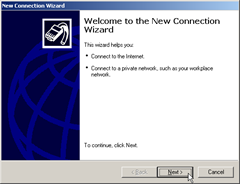 New Connection Wizard