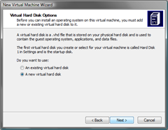 New Virtual Machine Wizard