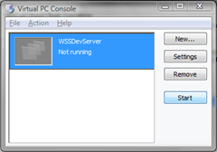 Virtual PC Console