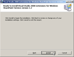 Visual Studio 2008 Extensions Setup