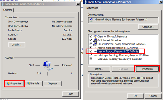 Ipv4 settings