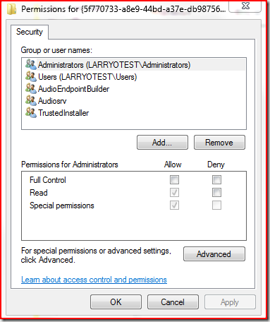 endpointpermissions