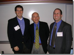 Asher Epstein - Seth Godin - and Jeremy Epstein prior to GMA Forum