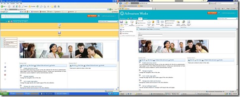 IE6 vs IE7 - Publishing Portal 4