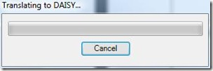 Translating to DAISY