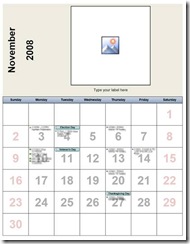 Calendar Monthly View