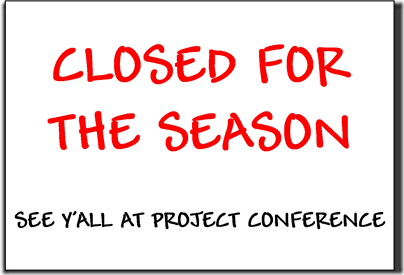 closed for season