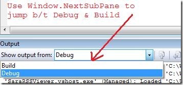 Стандартные режимы отображения Debug и Build