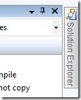 Solution Explorer Auto-hiding