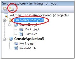 A Solution Folder 