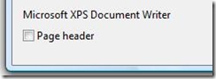 page header option on the File - Page Setup dialog