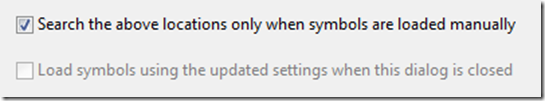 Search above locations only when symbols loaded manually option