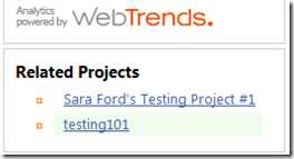 Related Projects on Project Homepage