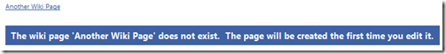 editing not yet created wiki page