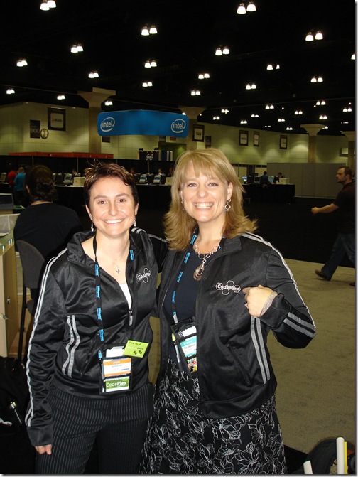 Sara and CodePlex supporter Tracy Bannon