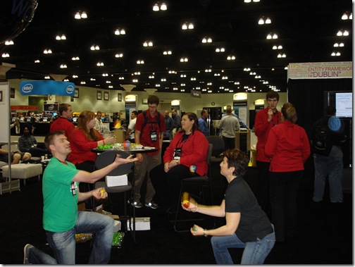 Jeff McWherter and me juggling