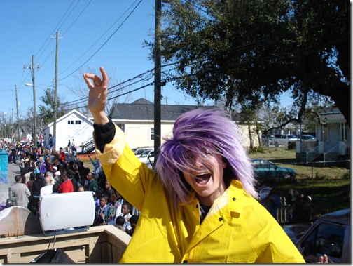 riding in the pass christian parade