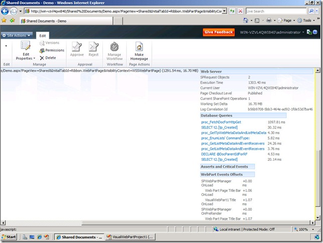 SharePoint2010DeveloperDashboard2