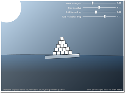 Play with water at FarSeer