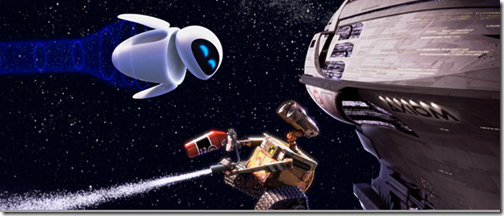 WALL-E movie space dance