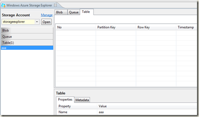 Windows Azure Storage Explorer