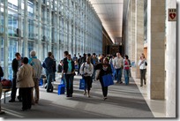 Attendees pouring into the CTICC for DevDays 2010, Cape Town