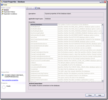 DatabaseFacetProperties