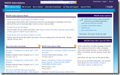 MSDN Subscribers