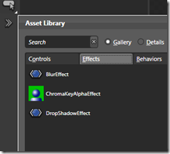 Expression Blend 3 Asset Library